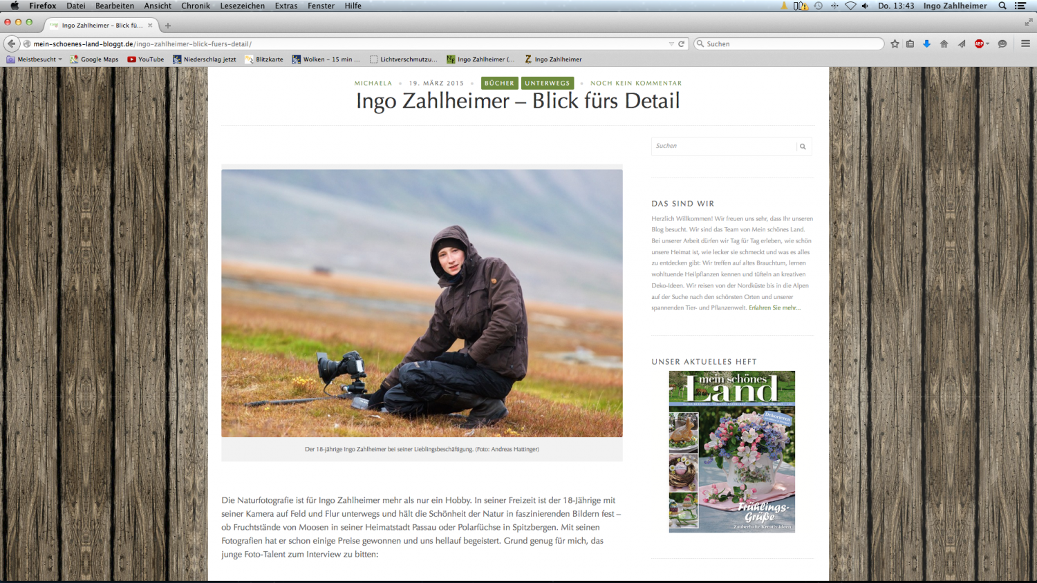 Read more about the article Interview mit „Mein schönes Land“